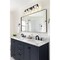 Z-Lite Analia Vanity, 5-Light, 45.75 In.W x 7.5 In.L x 9.25 In.H, Matte Black/Clear Ribbed 1101-5V-MB - alternate 6